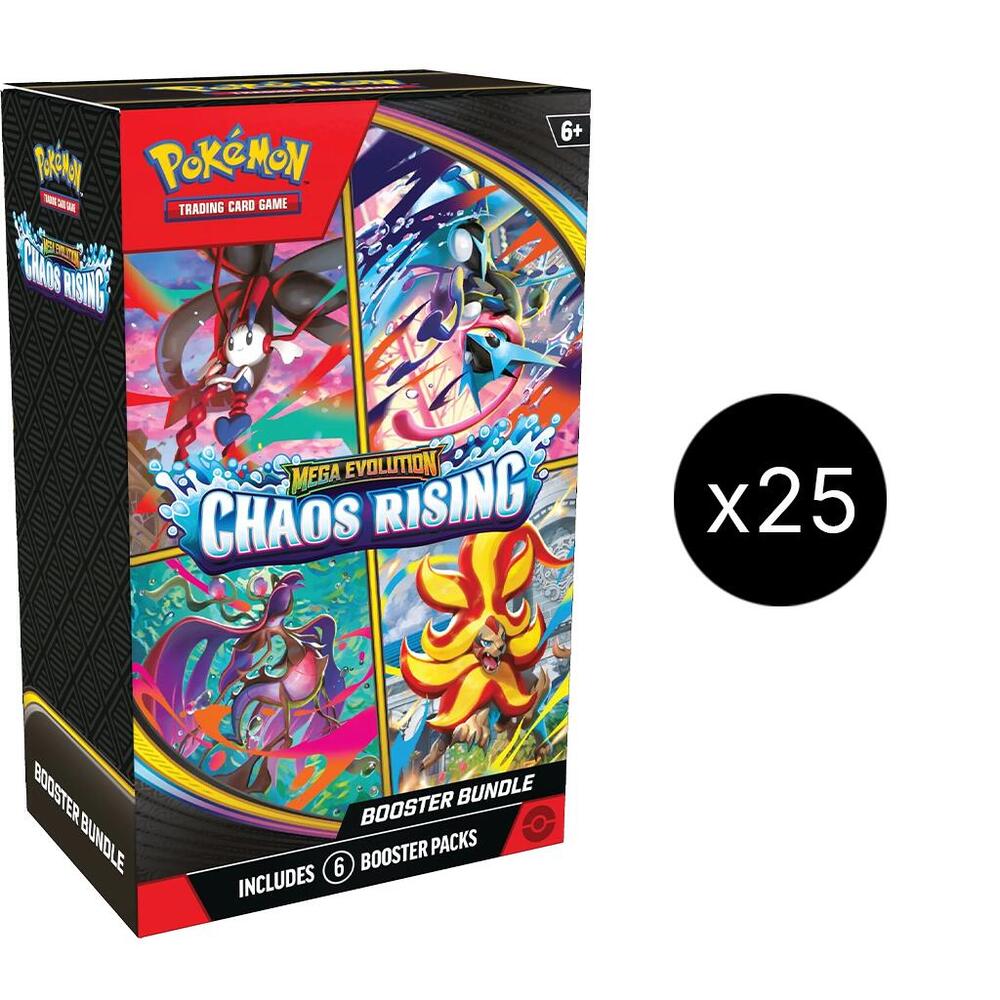 Pokémon Chaos Rising Booster Bundle Sealed Case x25